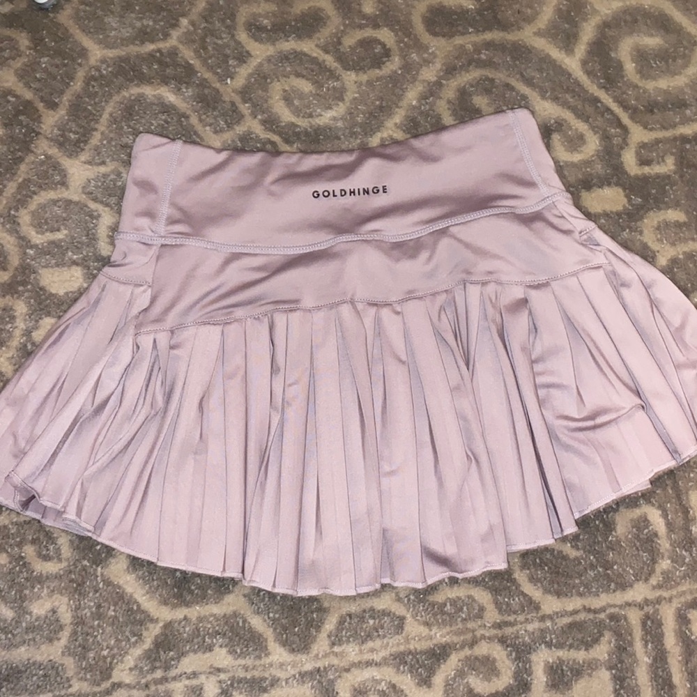 gold hinge skirt